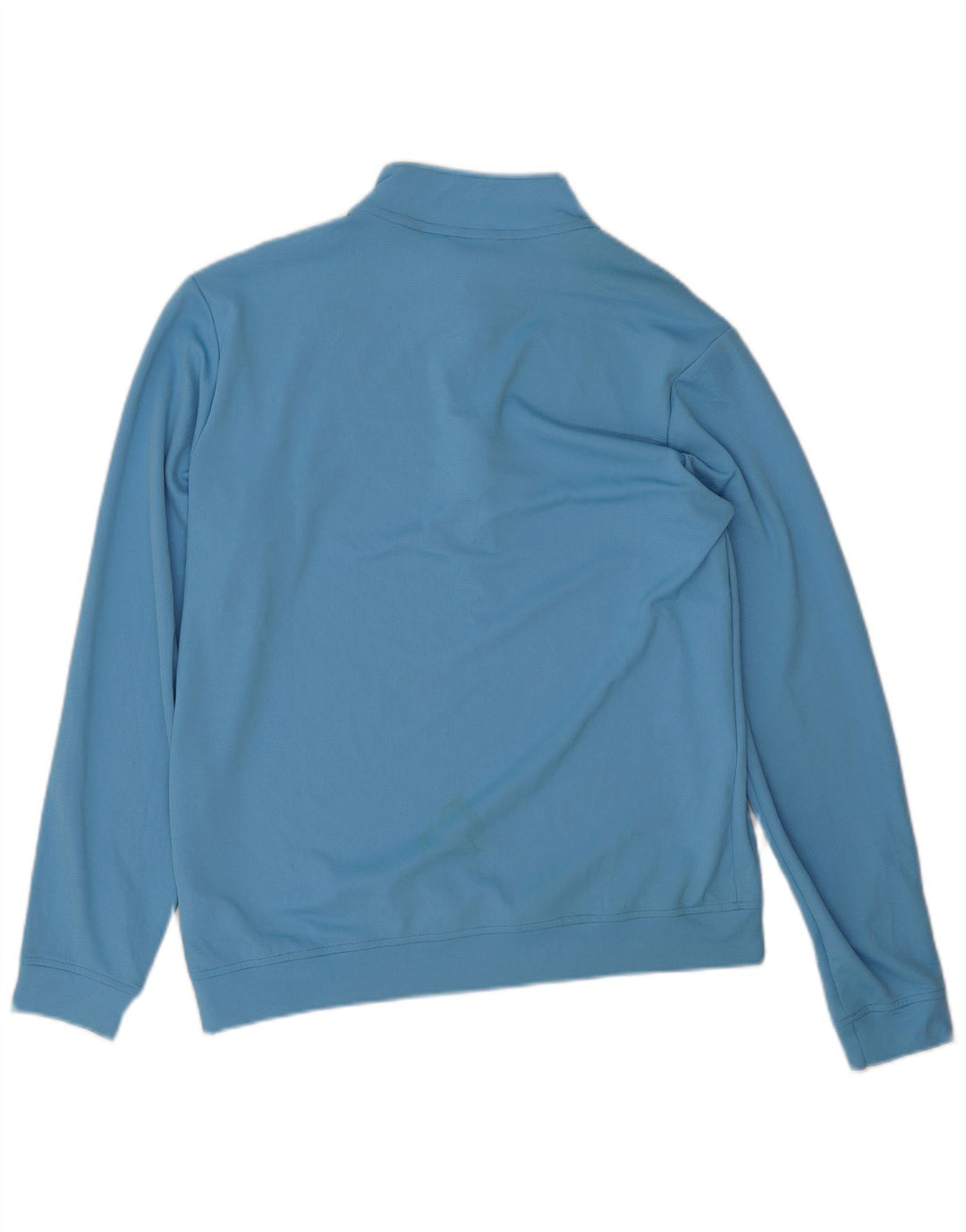 Adidas Herre Pullover med lynlås-hals Træningsdragt Top Medium Blue Polyester