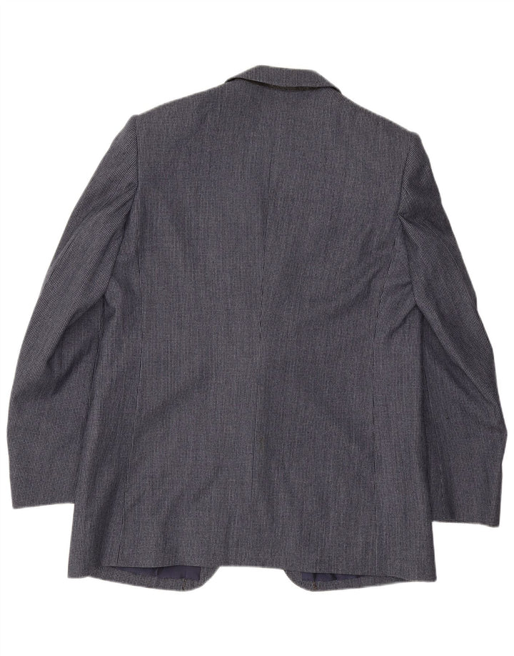 Cerruti 1881 Herre 2-knaps blazerjakke UK 38 Medium marineblå ternet