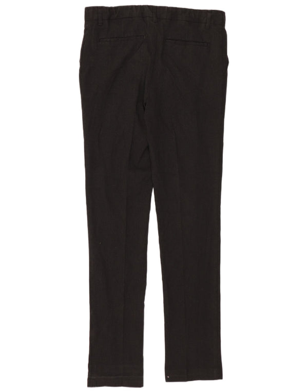 Marks & Spencer Boys Slim Chino Trousers 15-16 Years XL W32 L33 Grey