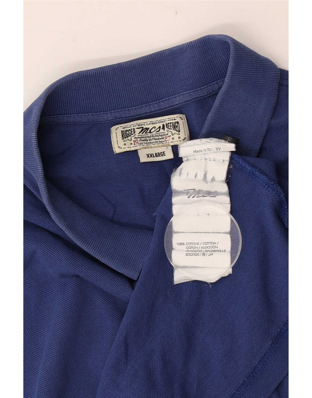 Marlboro Classics Polo Shirt til mænd 2XL Blå Bomuld