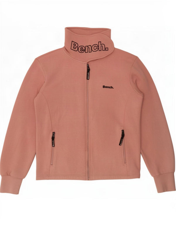 Bænk til kvinder grafisk træningsdragt topjakke UK 18 XL Pink Bomuld