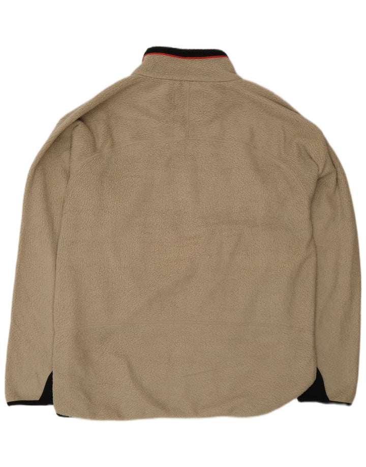 Fila Herre Fleecejakke UK 44 2XL Beige Colourblock Polyester