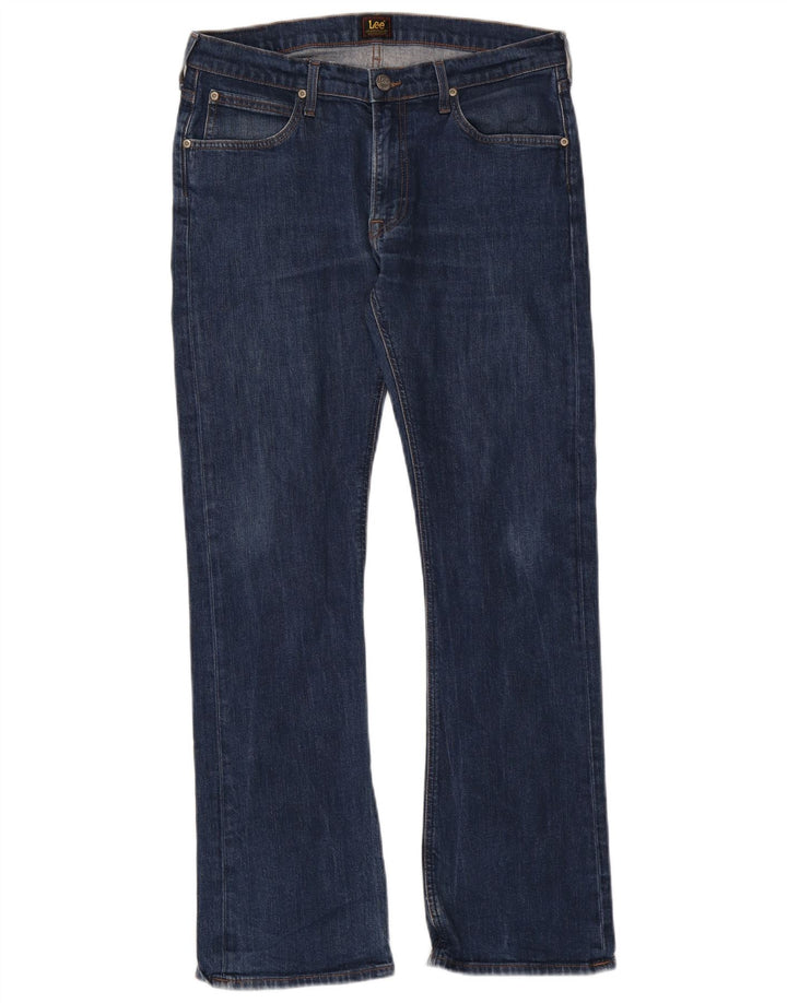 Lee Dame Trenton Bootcut Jeans W33 L32 Marineblå Bomuld