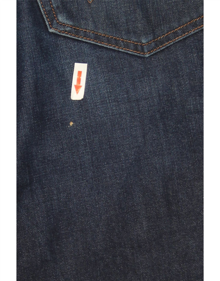 Wrangler Herre Texas Slim Jeans W32 L32 Blå Bomuld