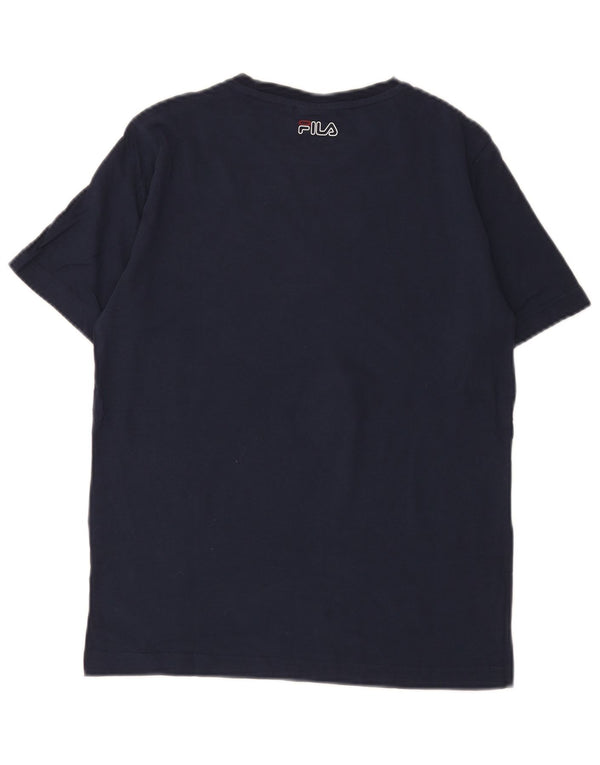 Fila drenge grafisk t-shirt top 13-14 år marineblå