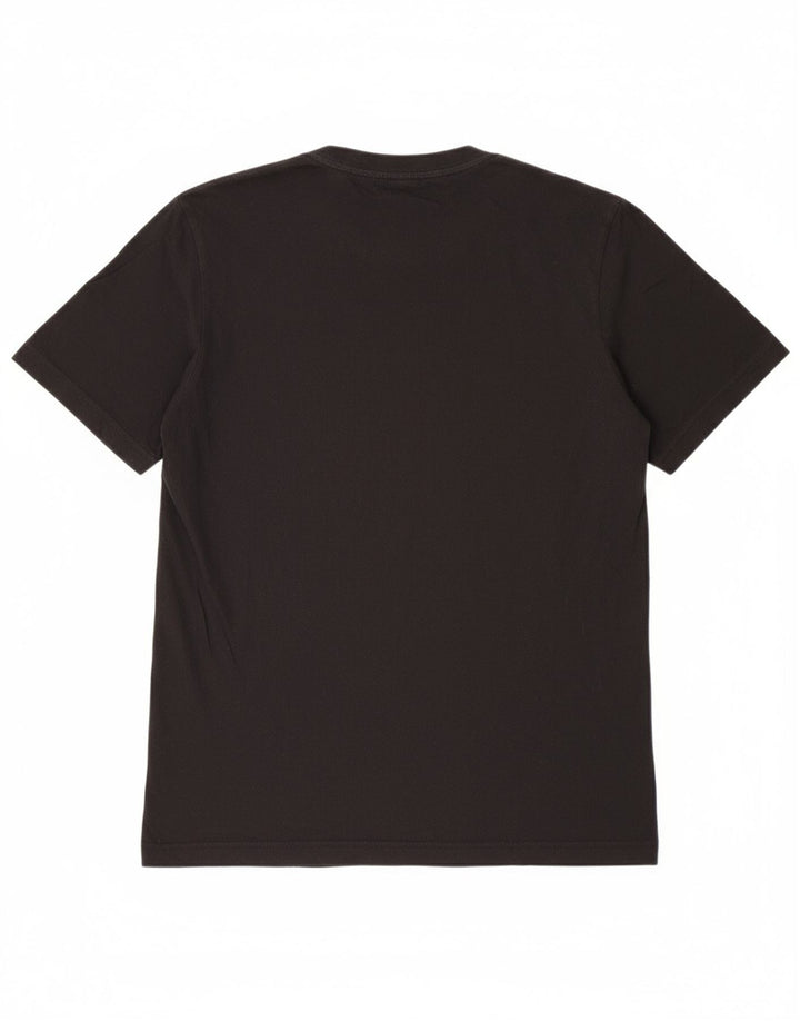 ADIDAS Mens Graphic T-Shirt Top Medium Black Cotton