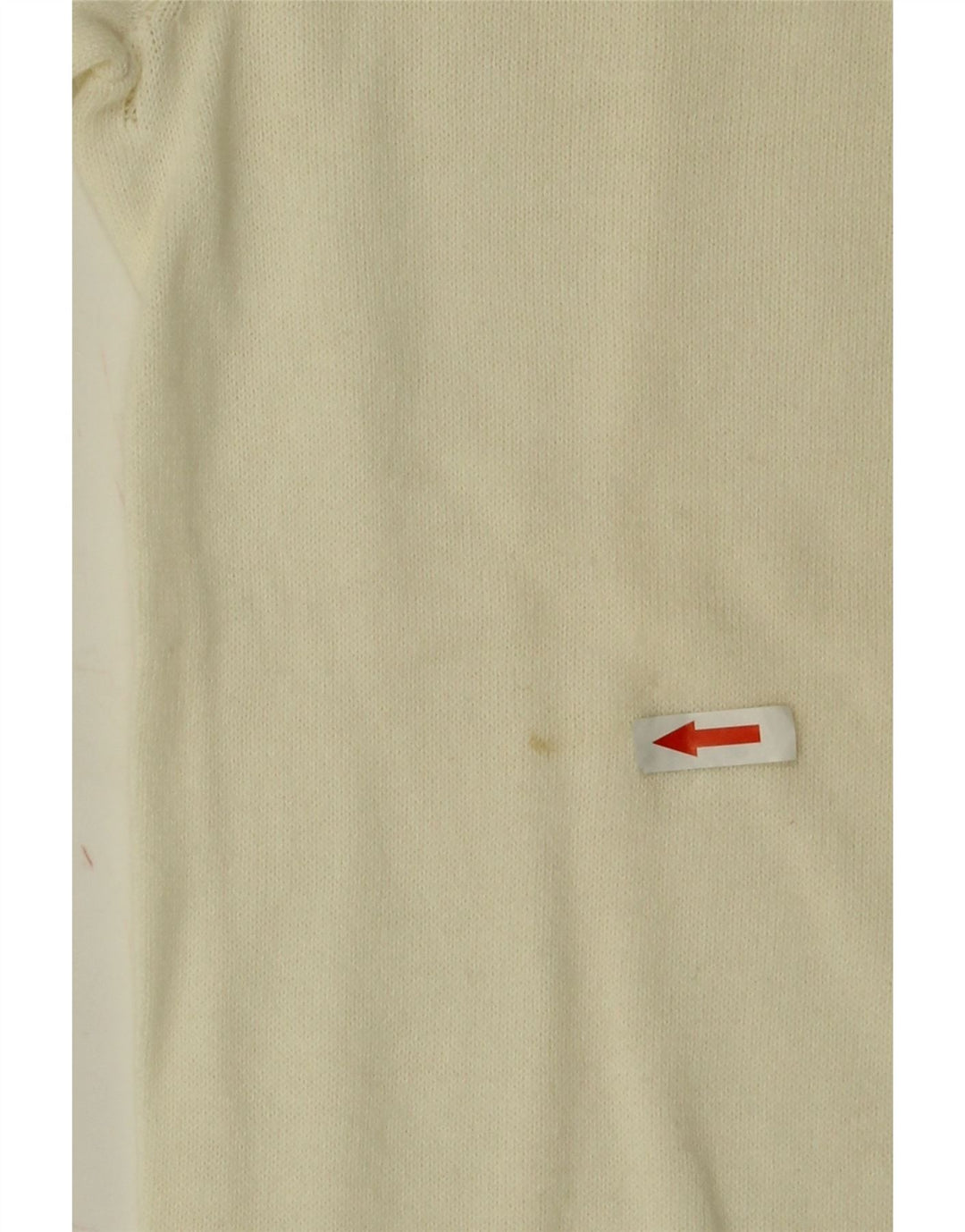 Tommy Hilfiger Herre sweater med rund hals, lille off-hvid bomuld