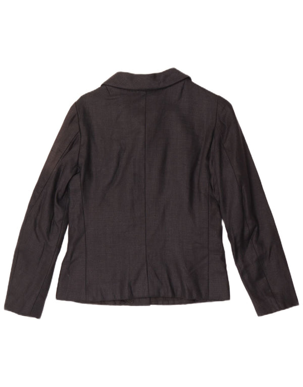Vintage Dame 7 knapper Blazer Jacket UK 8 Small Black