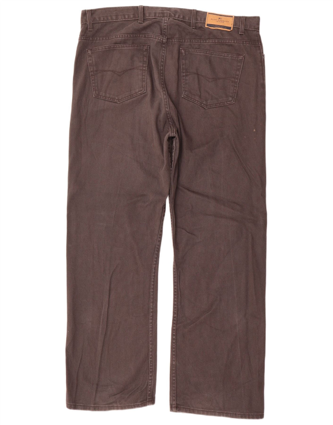 Marks & Spencer Herre Blue Harbor Straight Jeans W38 L29 Grå Bomuld