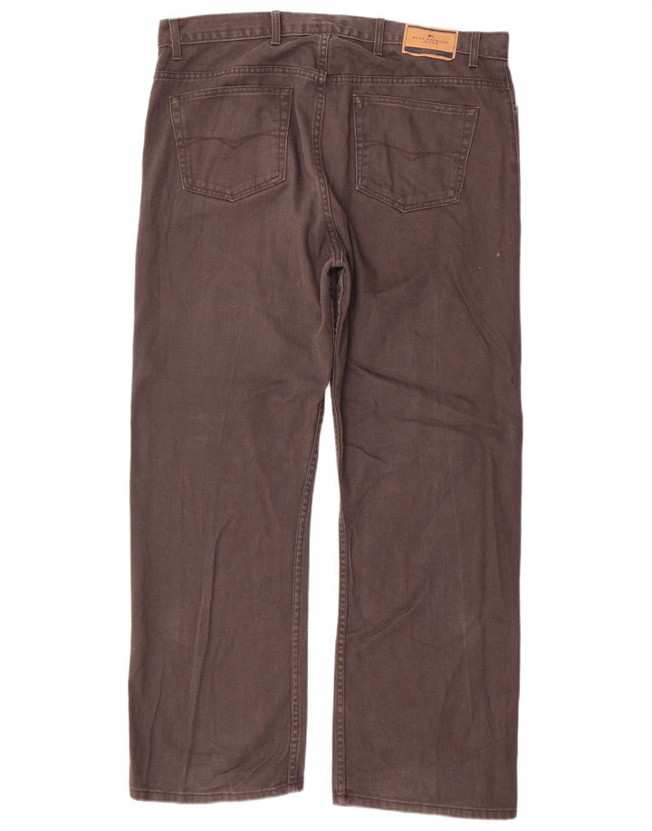 Marks & Spencer Herre Blue Harbor Straight Jeans W38 L29 Grå Bomuld