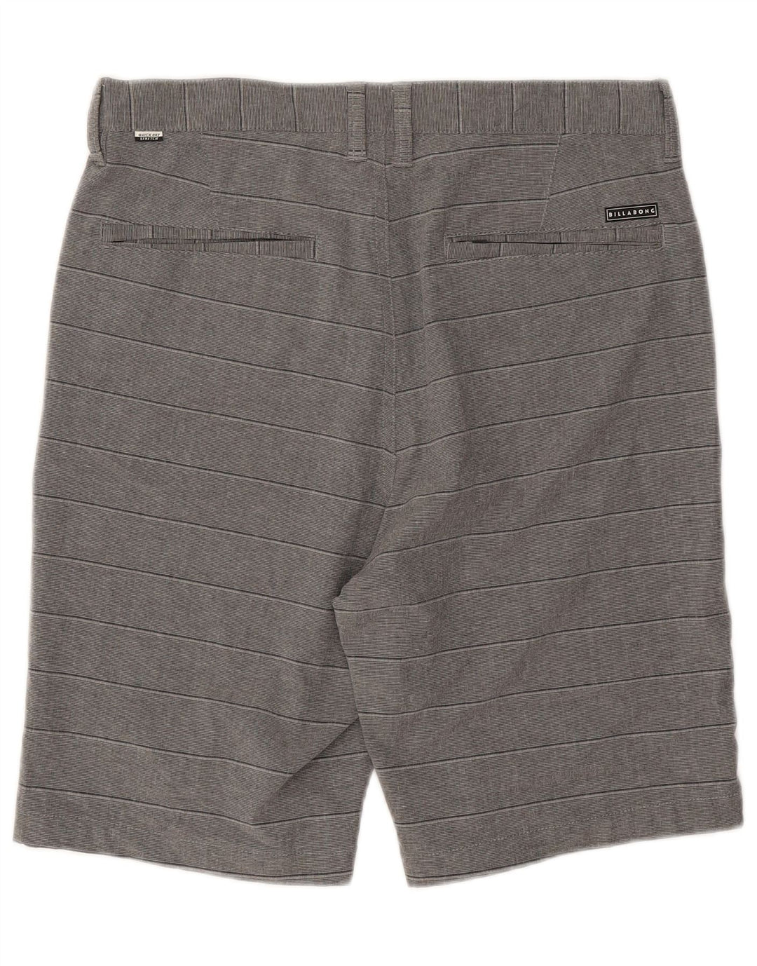 Billabong Chino Shorts til mænd W31 mellemgrå stribet polyester