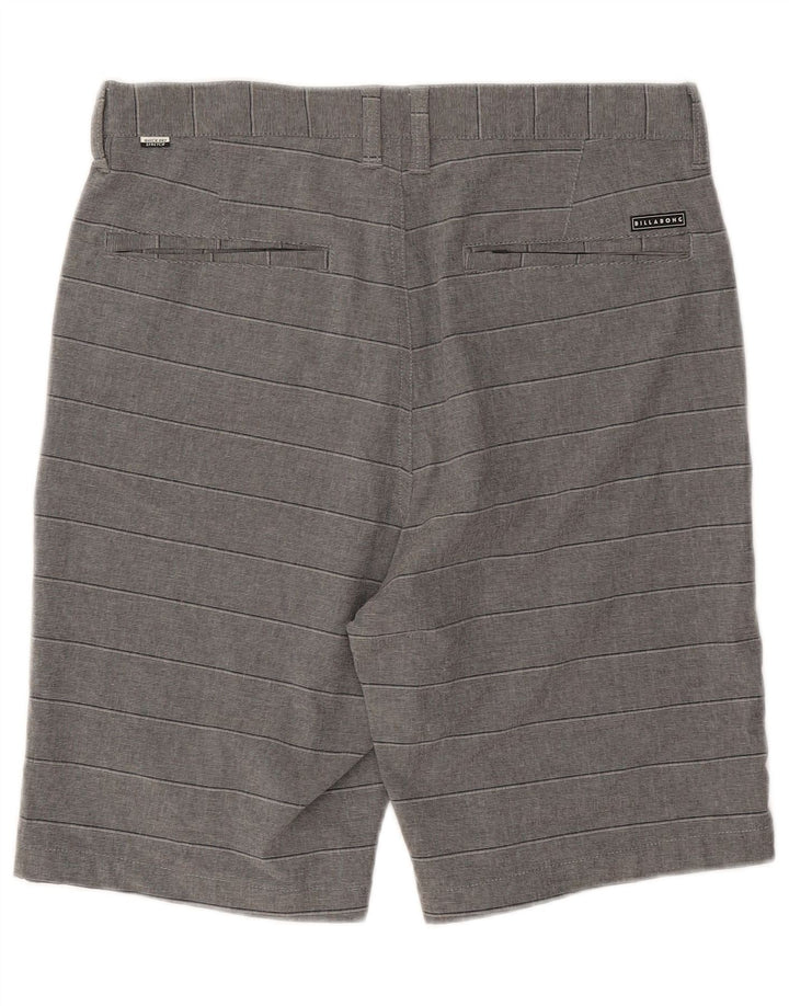 Billabong Chino Shorts til mænd W31 mellemgrå stribet polyester