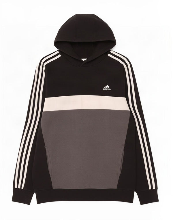 Adidas drenge hættetrøje 13-14 år Sort Colourblock Bomuld