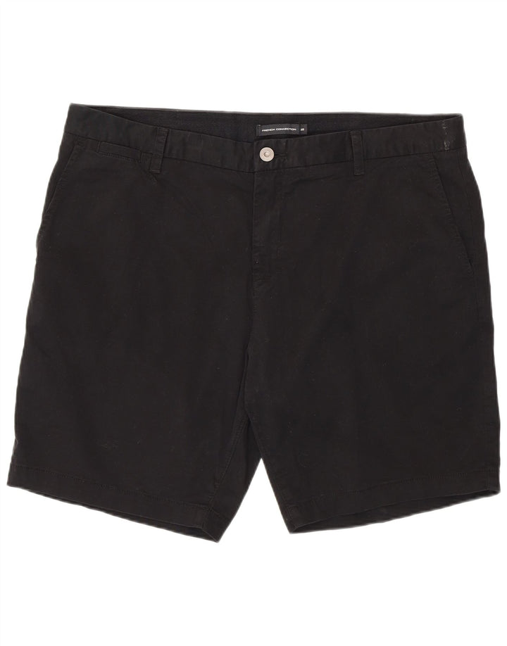 French Connection Herre Chino Shorts W38 XL Sort Bomuld