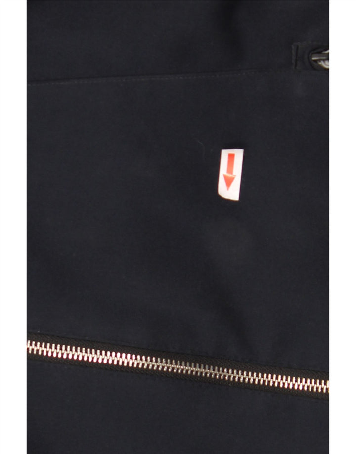 Ciesse Piumini Dame Hætte Polstret Frakke UK 14 Medium Navy Blue