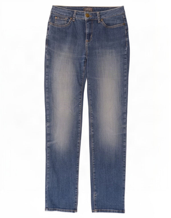Marks & Spencer Dame Per Una Straight Jeans UK 8 Small W30 L29 Blue