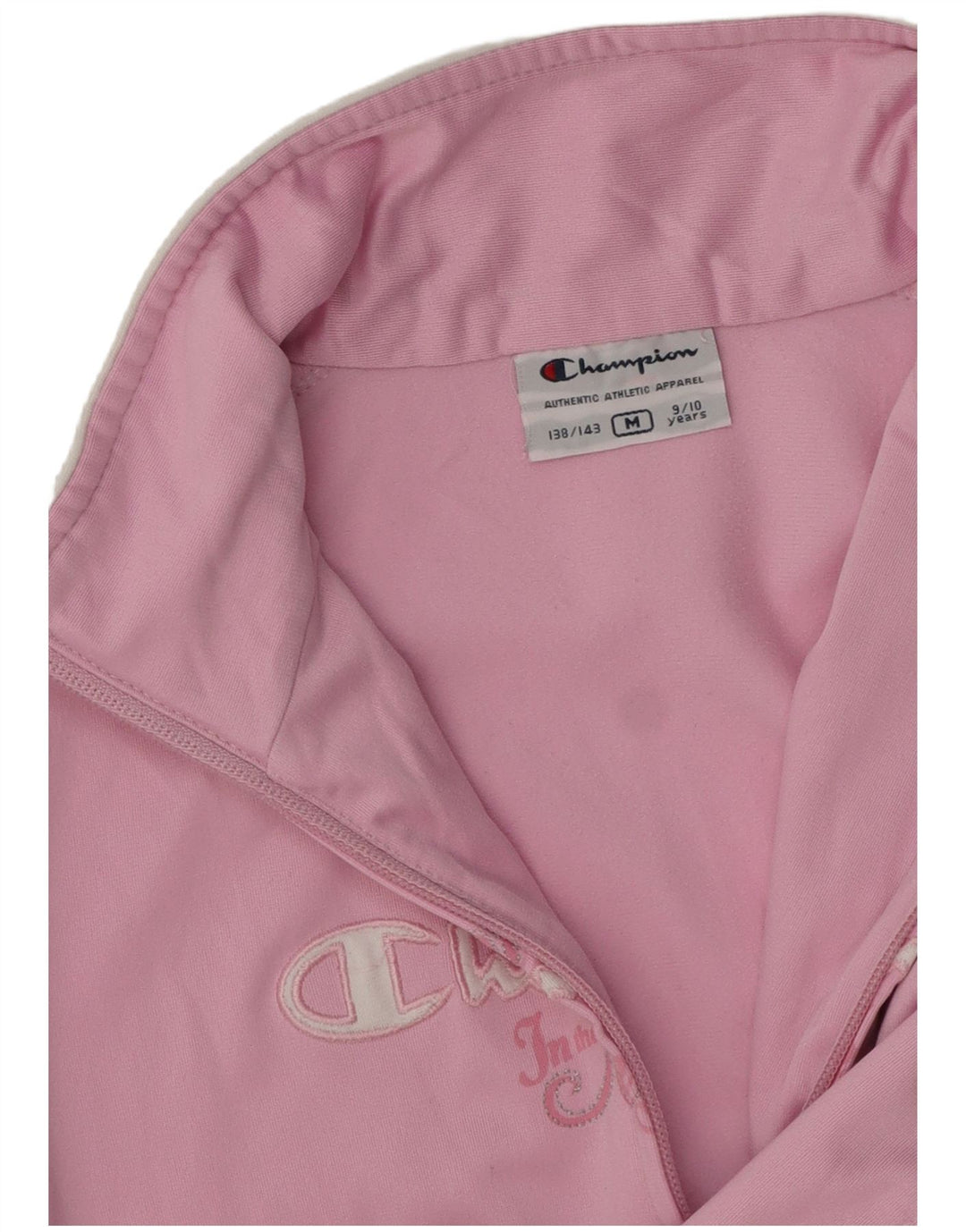 CHAMPION Piger træningsdragt topjakke 9-10 år Medium Pink Colourblock