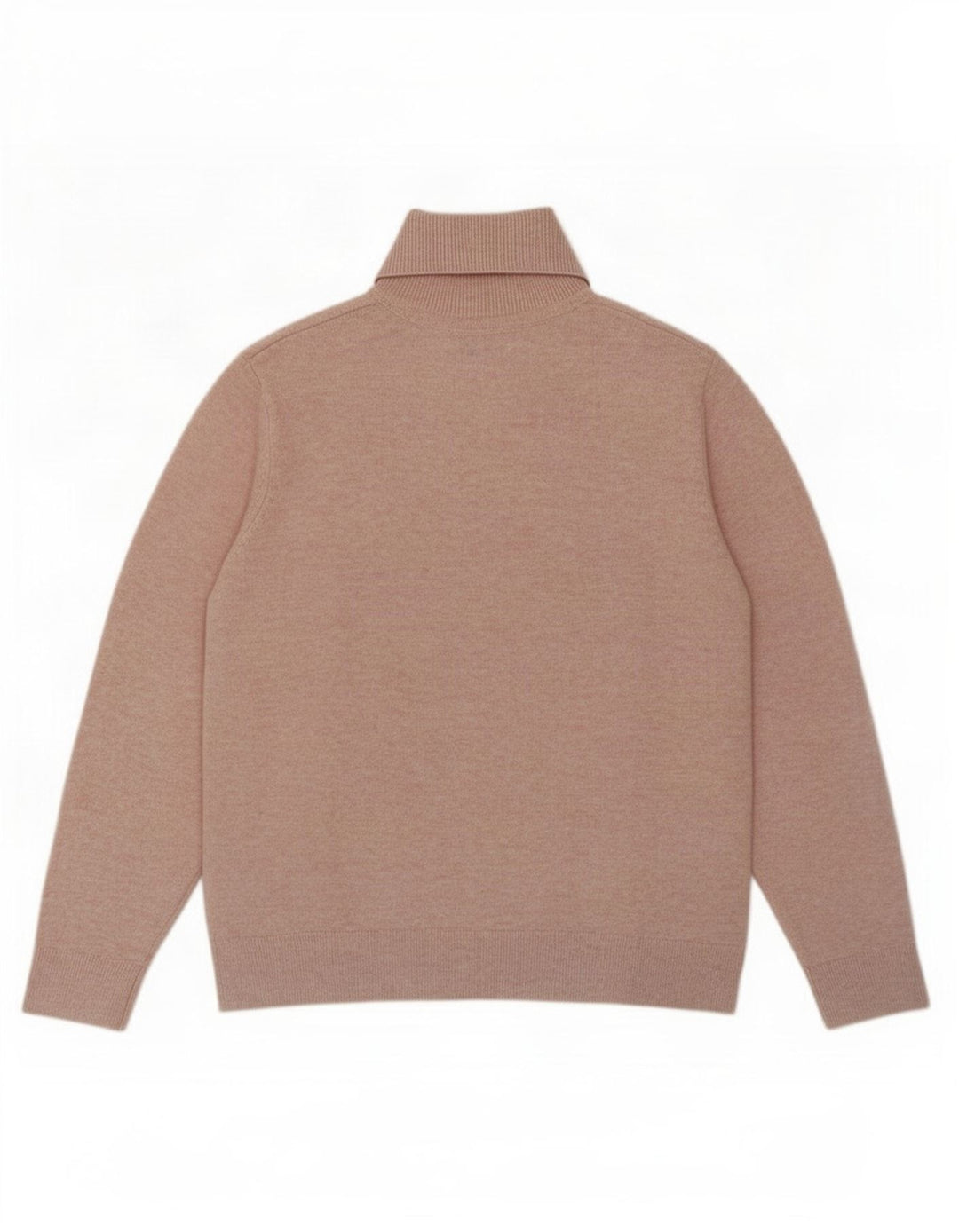 Marks & Spencer Dame Rullehals Sweater UK 14 Medium Pink Polyester