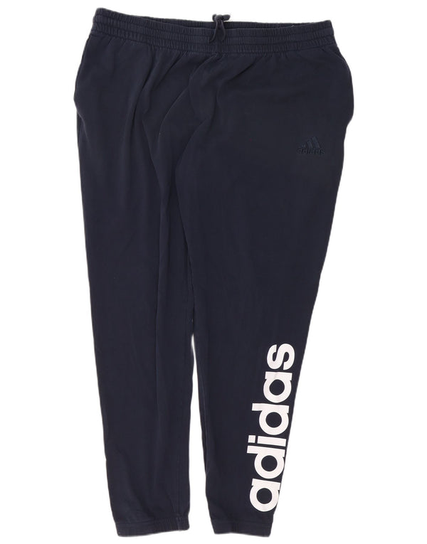 Adidas Herre grafisk træningsdragt Bukser Joggers 2XL Marineblå Bomuld