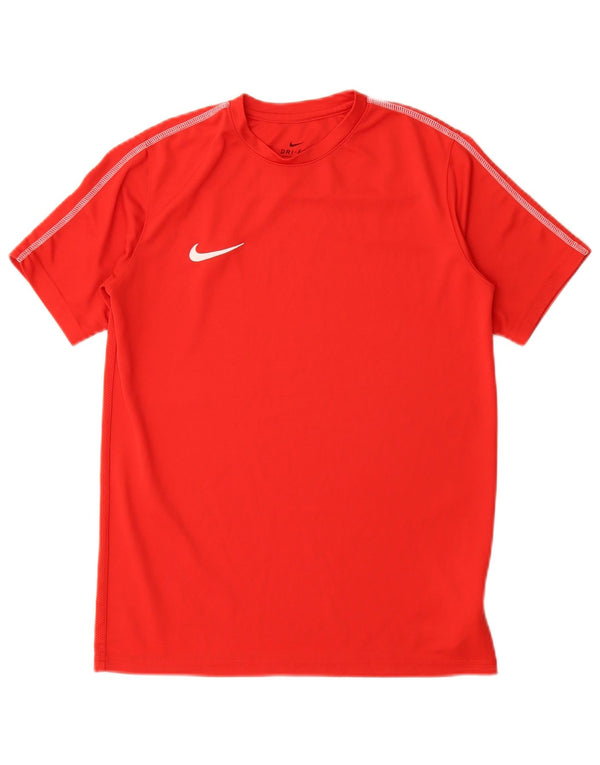 Nike Boys Dri Fit T-Shirt Top 13-14 år XL Rød Polyester