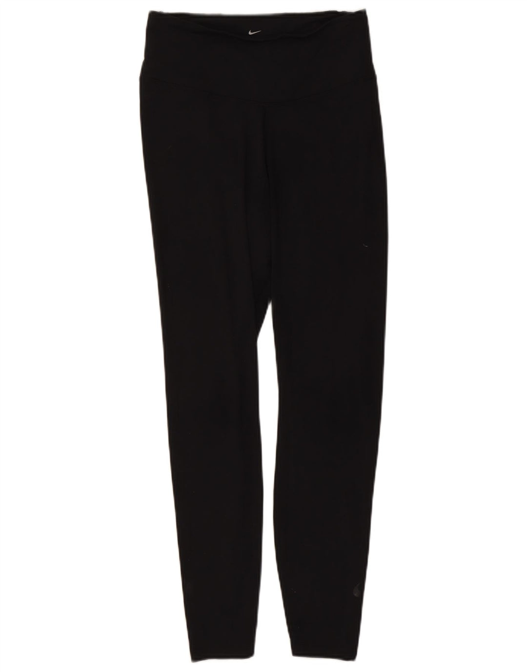 Nike Dame Dri Fit Leggings UK 12 Medium Sort Nylon