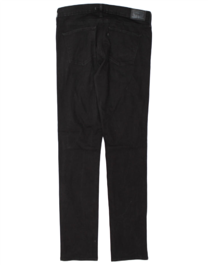 Levi's Slim Jeans til mænd W34 L34 Sort
