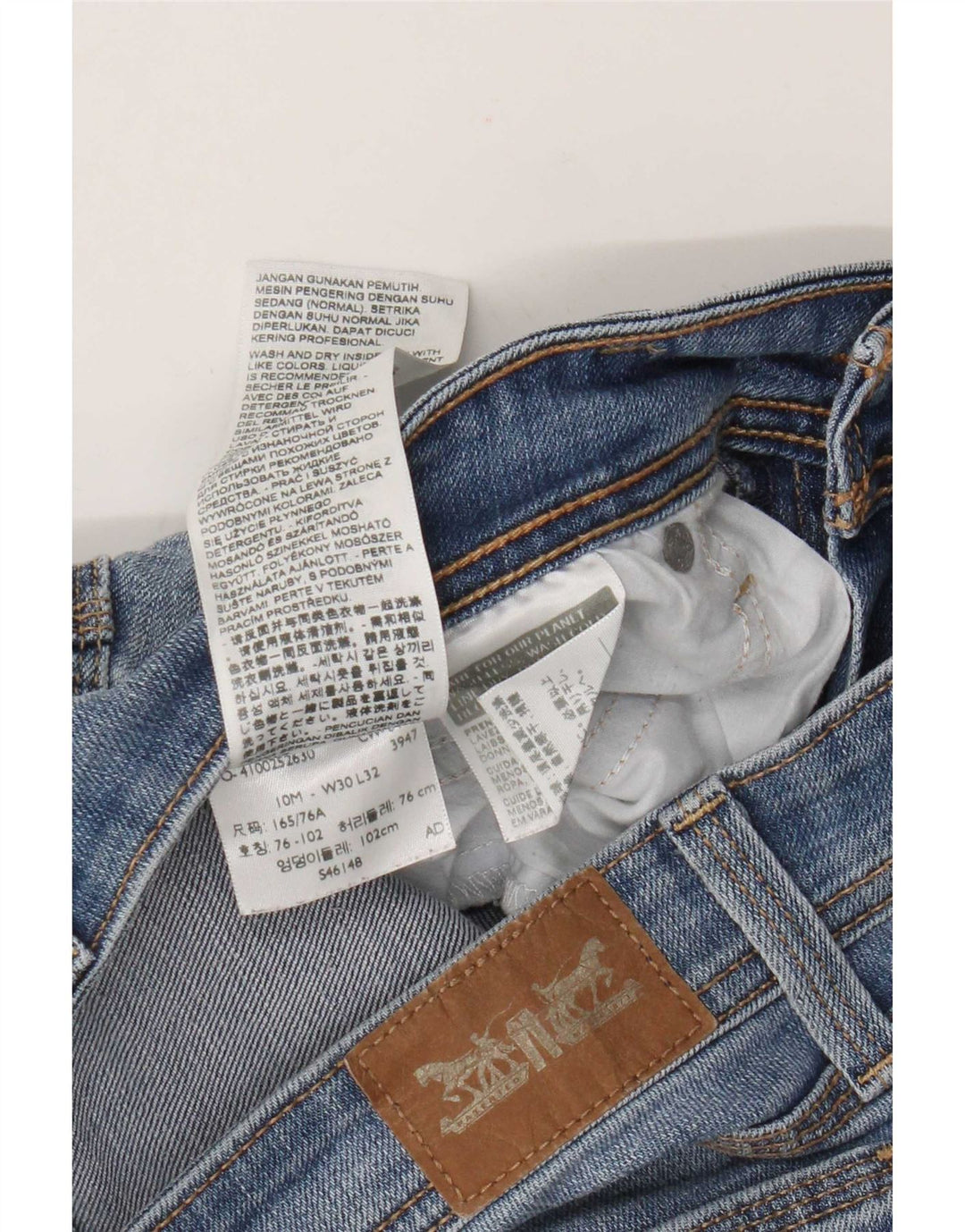 Levi's Dame Bootcut Jeans W30 L27 Blå Bomuld