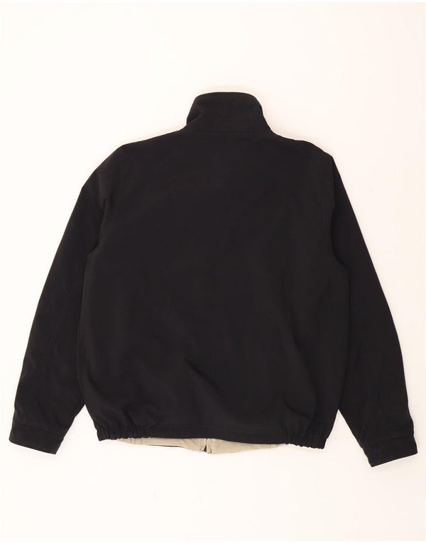 Kappa Herre Bomber Jacket UK 40 Stor Sort Nylon