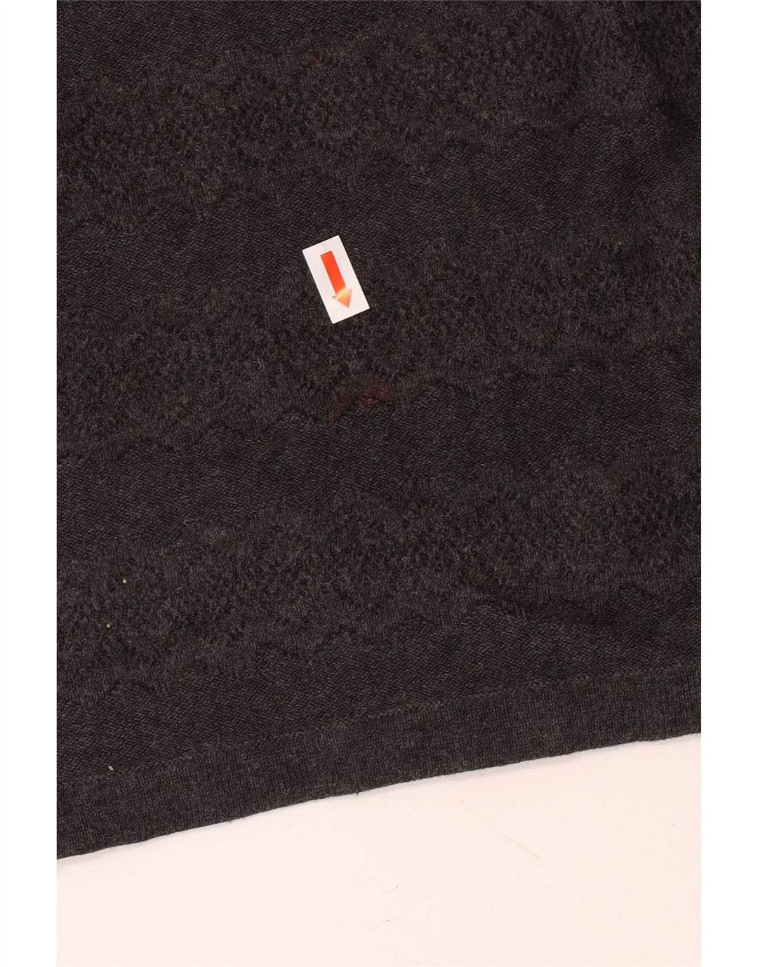 Fat Face Dame Højtaljet Mininederdel UK 16 Large W30 Grey Cotton Classic