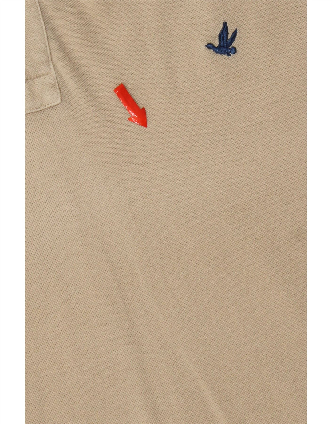Brooksfield Polo Shirt til mænd IT 50 Medium Beige Colourblock Bomuld
