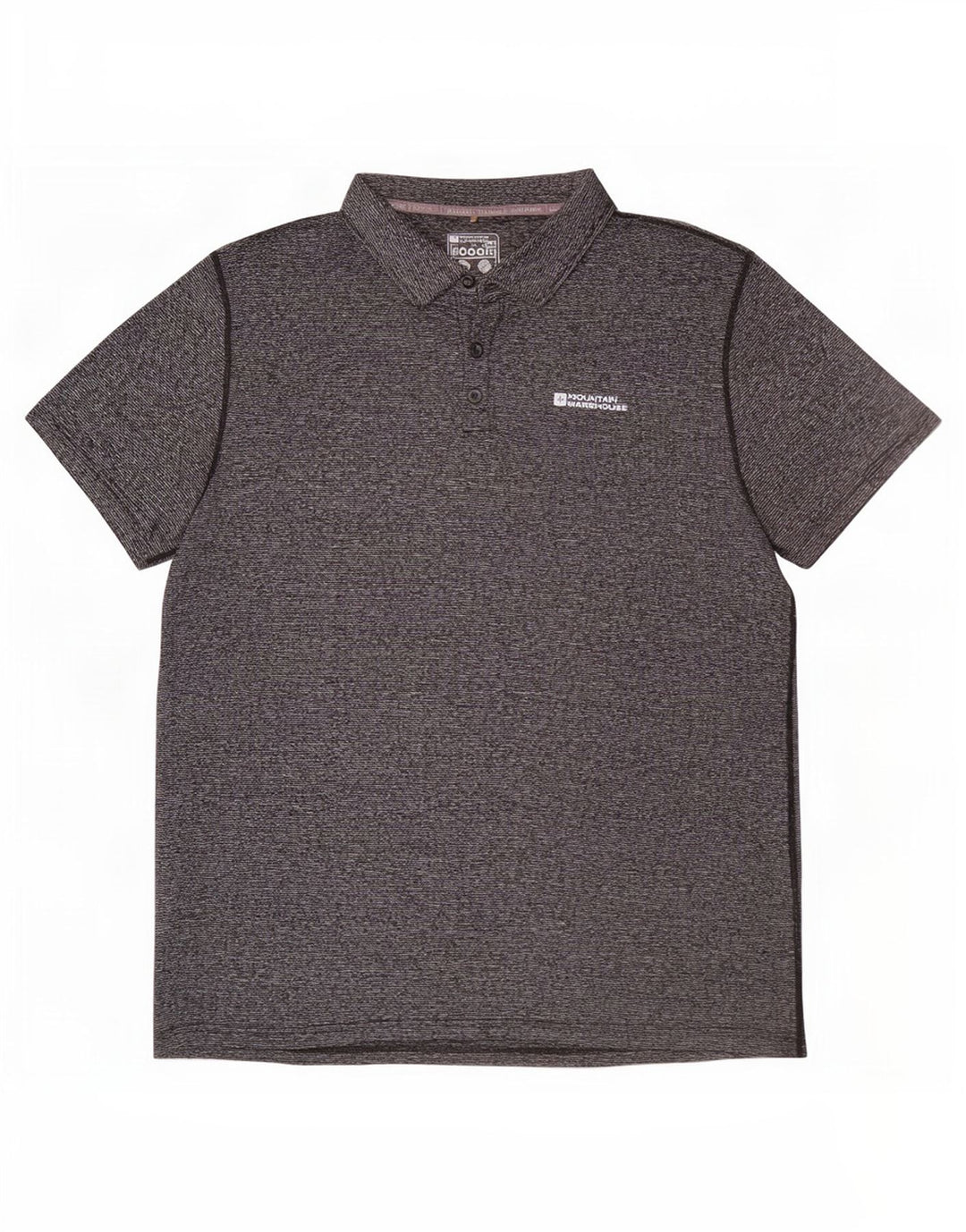 Mountain Warehouse Herre IsoCool Polo Shirt XL Grå Flecked