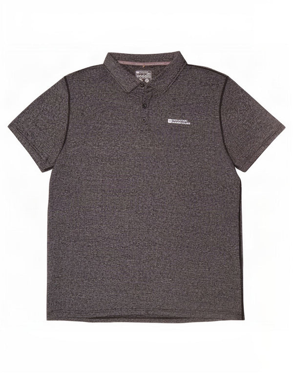 Mountain Warehouse Herre IsoCool Polo Shirt XL Grå Flecked