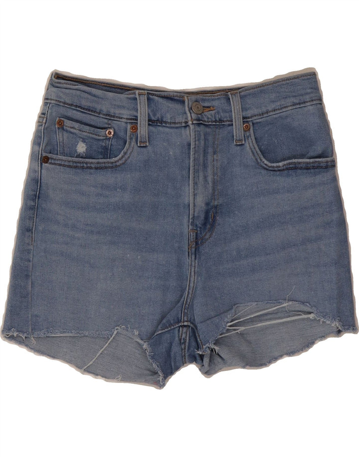 LEVI'S Womens Denim Shorts W28 Medium  Blue Cotton Vintage Levi's and Second-Hand Levi's from Messina Hembry 
