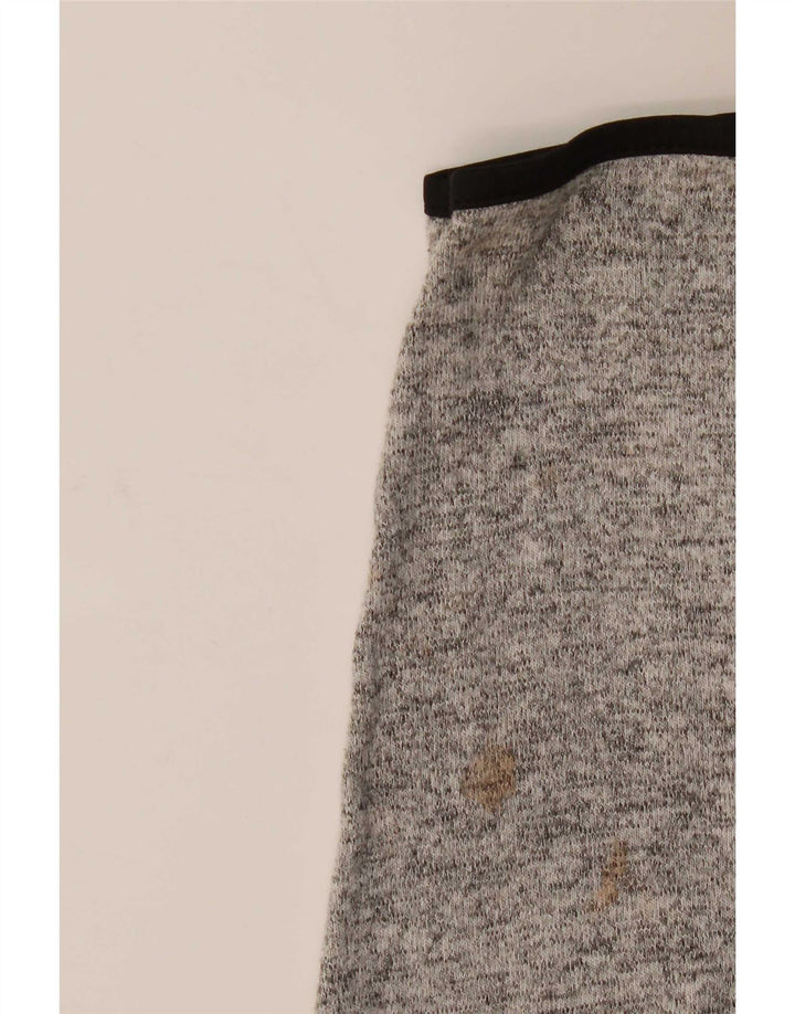 Zara Dame Oversized Top 3/4 ærme UK 16 Large Grå Flecked