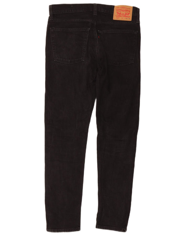 Levi's Herre 515 Slim Fit tilspidsede jeans W32 L32 sort bomuld