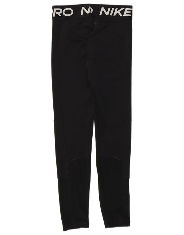 Nike piger grafiske leggings 10-11 år medium sort polyester