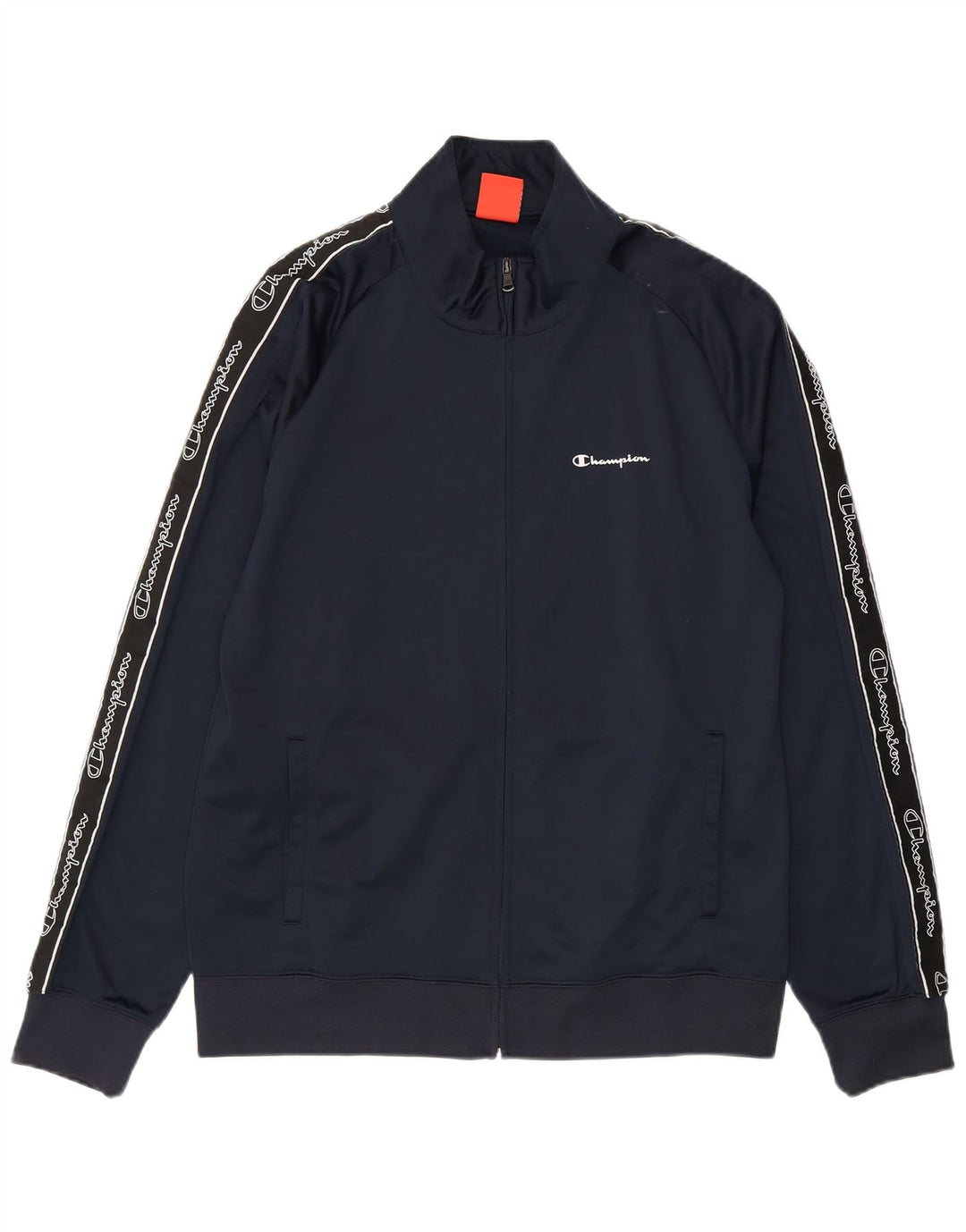 Champion Herre grafisk træningsdragt topjakke XL marineblå polyester