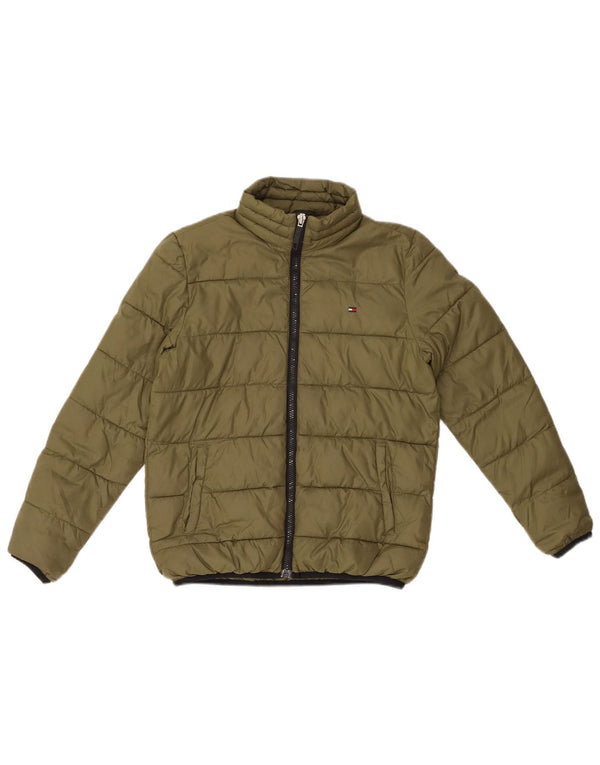 TOMMY HILFIGER Polstret drengejakke 12-13 år Khaki Nylon