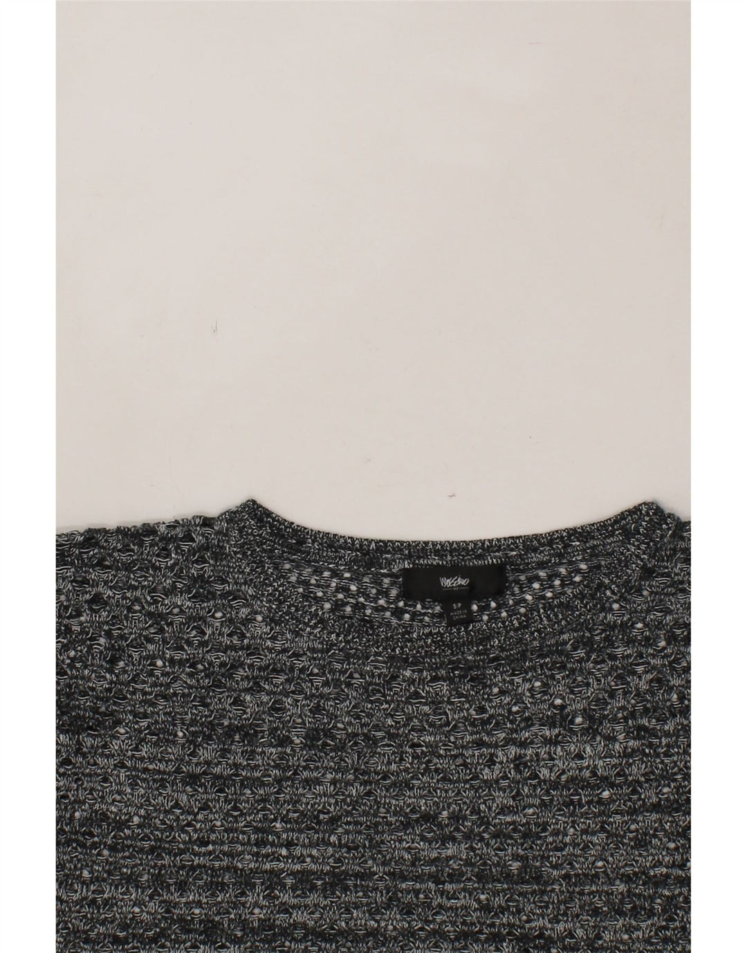 MOSSIMO Womens Oversized Boat Neck Jumper Sweater UK 10 Small Grey Vintage Mossimo and Second-Hand Mossimo from Messina Hembry 