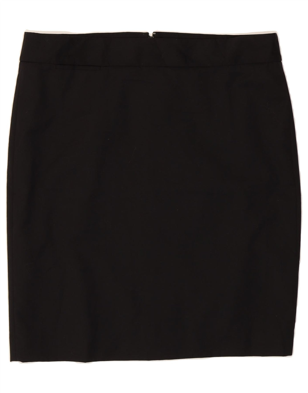 J. CREW Womens Pencil Skirt US 14 XL W37 Black Wool Vintage J. Crew and Second-Hand J. Crew from Messina Hembry 