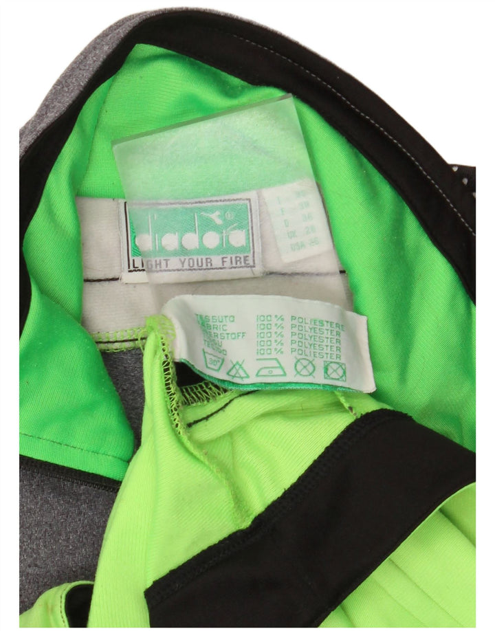 Diadora Boys Tracksuit Topjakke 13-14 år Grå Colourblock Polyester