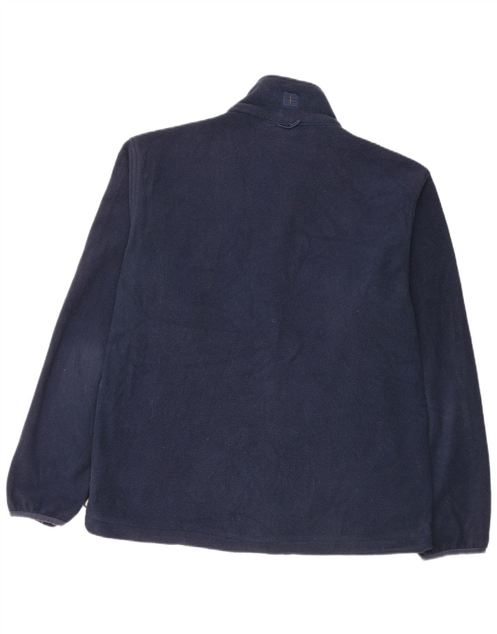 Mountain Warehouse Herre Fleecejakke UK 38 Medium Navy Blue Polyester