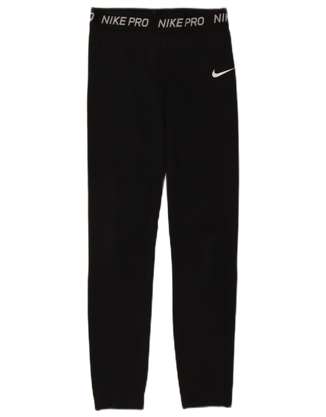 Nike grafiske leggings til kvinder UK 4 XS sort polyester