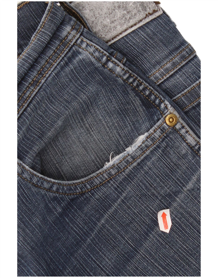 Wrangler Womens Regular Fit Straight Jeans W34 L30 Blå Bomuld