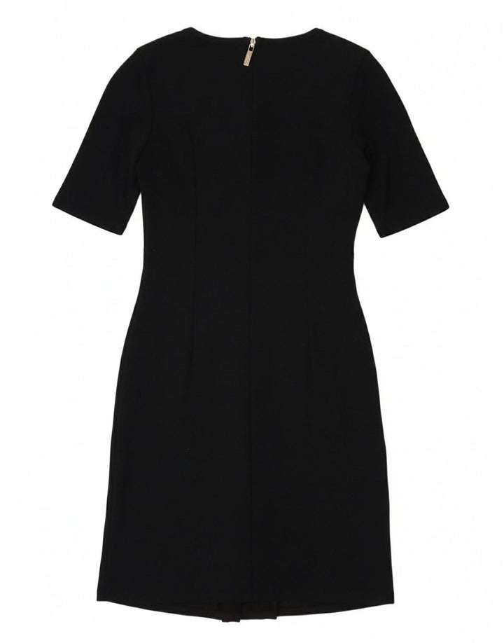 ELISABETTA FRANCHI Womens Sheath Dress IT 44 Medium Black Viscose