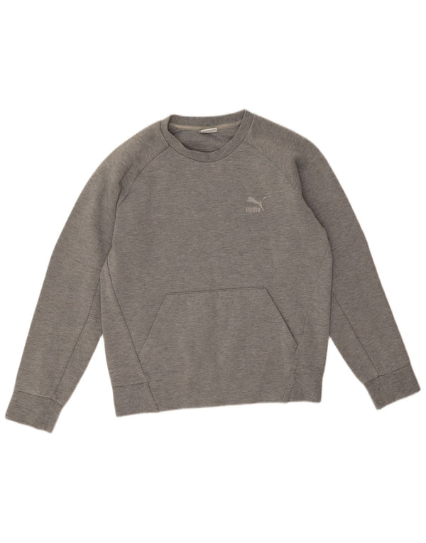 Puma Sweatshirt til mænd XS Grå bomuld