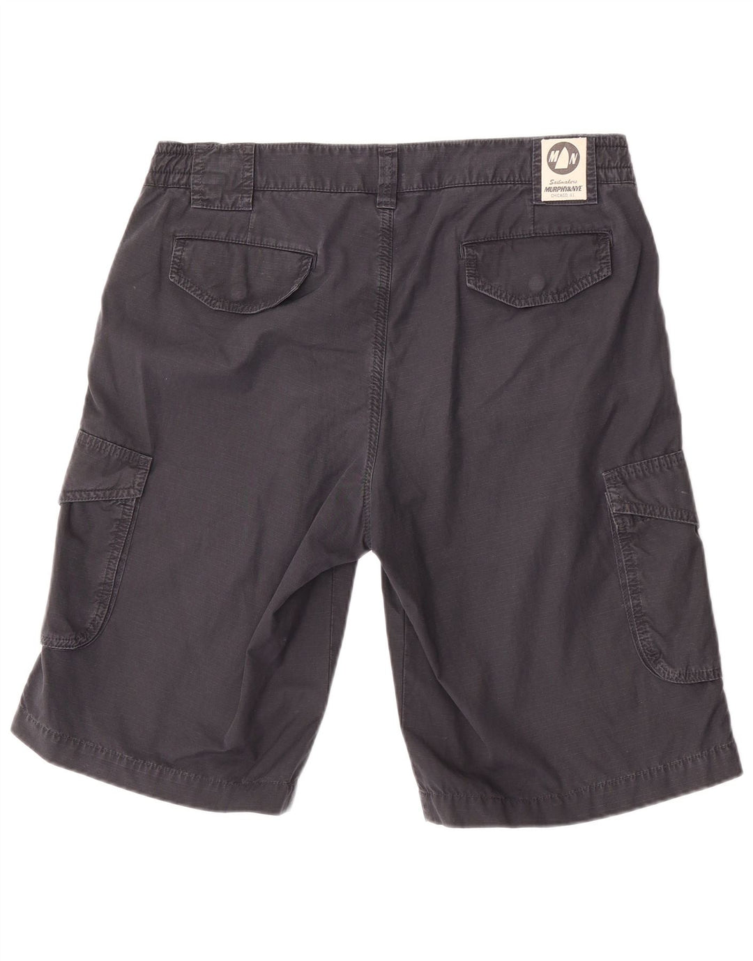 Murphy & Nye Herre Cargo Shorts W36 Large Navy Blue Bomuld