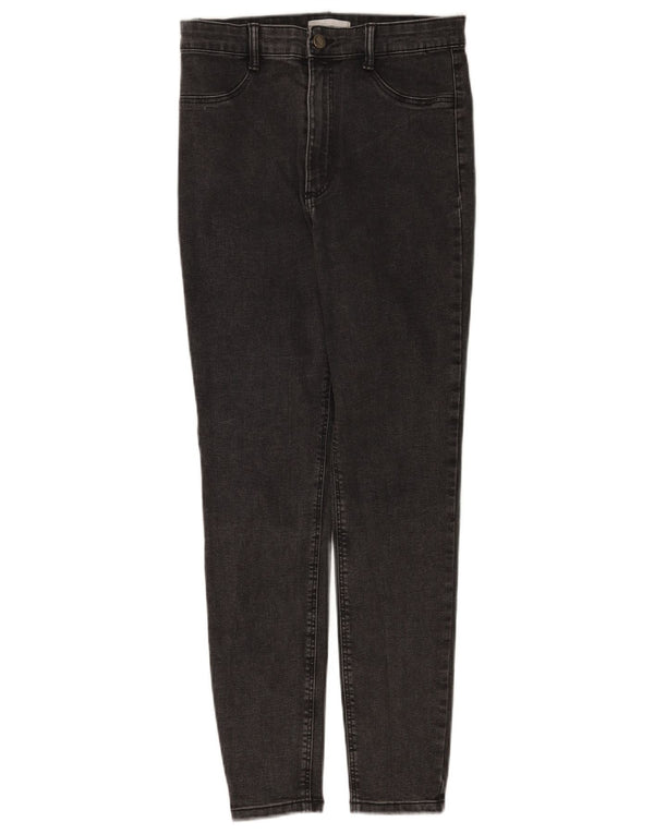 Zara Dame Skinny Jeans EU 40 Medium W30 L27 Sort Bomuld