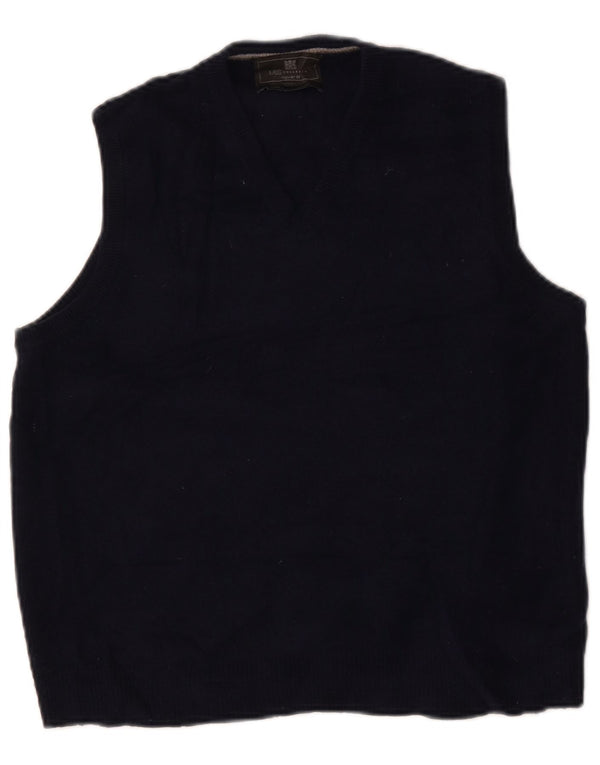 Marks & Spencer Dame Regular Fit Vest Tank Top UK 14 Medium Navy Blue