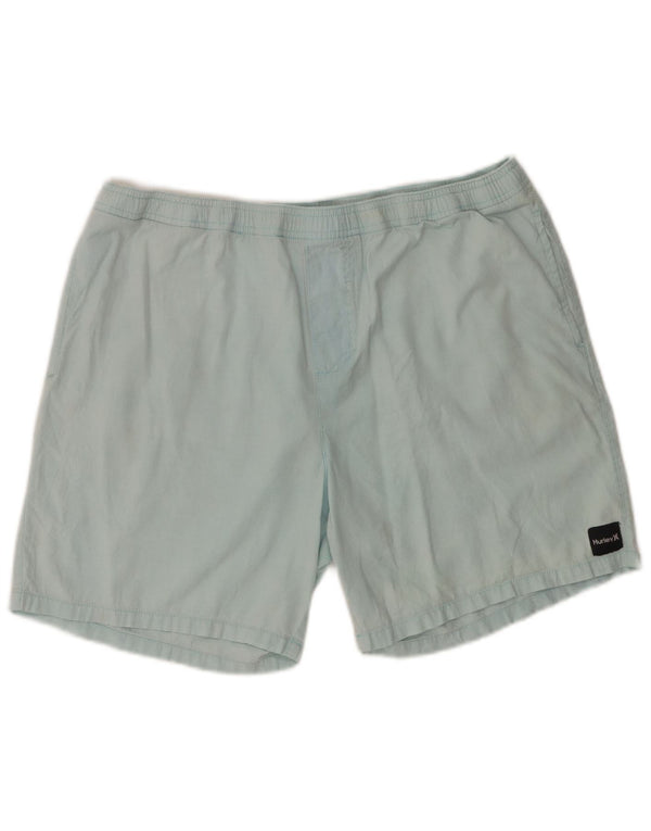 Hurley Herre Chino Shorts Large W36 Blå Bomuld